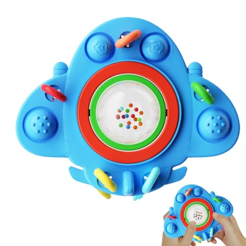 CENRF Ziehen Sie sensorische Spielzeuge - Modisches Schnurspielzeug aus Silikon mit leuchtenden Farben - Eltern-Kind-Interaktionsspielzeug für Wohnzimmer, Spielzimmer, Schlafzimmer, Auto, Kinderwagen von CENRF