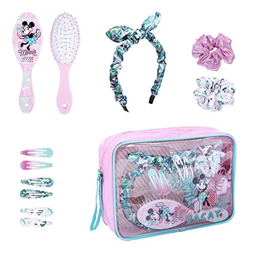 CERDÁ LIFE'S LITTLE MOMENTS 2500001643 Haarschmuck Mädchen | 8-teiliges Haar Schmuck Set von Minnie Mouse-Offizielle Disney Lizenz Cosmetica, Mehrfarbig, Einheitsgröße von CERDÁ LIFE'S LITTLE MOMENTS