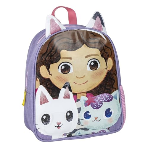 CERDÁ LIFE'S LITTLE MOMENTS Unisex Kinder Schulrucksack Kinderrucksack von Gabby's Dollhouse, Lila von CERDÁ LIFE'S LITTLE MOMENTS