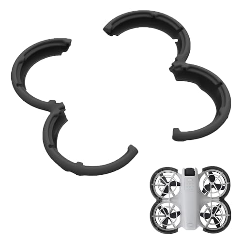 CERFFOOL Propeller Guard Protector für DJI Neo Schützender Stoßstangen-Ring Schnellspanner Reibungsfest Anti-Kollision für Drohnenzubehör (Schwarz) von CERFFOOL