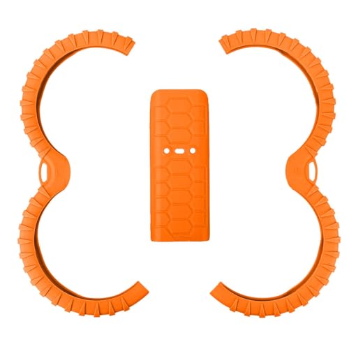 CERFFOOL Propeller Guard Protector und Back Cover Case für DJI Avata 2 Drohne Rückenschutzplatte Bumper Paddle Blade Anti-Knock Anti-Bump Anti-Scratch Schutzhülle Drohne Zubehör (Orange) von CERFFOOL