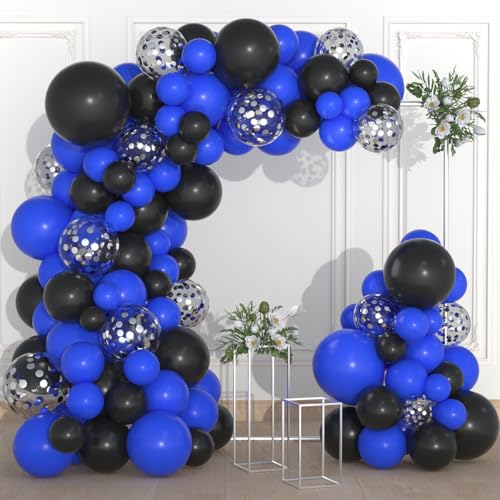 Blau Schwarz Ballon Girlande Bogen Kit - Königsblau Ballons Schwarz Silber Ballons für Junge Männer Geburtstag Baby Dusche Hochzeit Graduierung Ruhestand Neujahr Party Dekorationen Blau Schwarz Ballon Girlande Bogen Kit - Königsblau Ballons Schwarz Silber Ballons für Junge Männer Geburtstag Baby Dusche Hochzeit Graduierung Ruhestand Neujahr Party Dekorationen von CEUQIESO