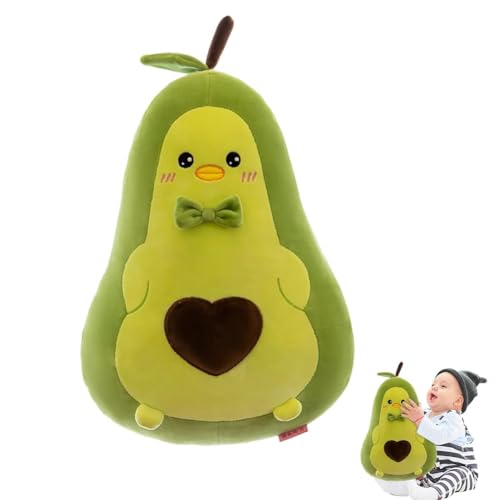 CEWROM Avocado Plüschtier, 40cm Weiche Kuscheltier Avocado Kissen, Geschenk für Kinder, Gefüllte PlüschKissen Spielzeug, Sofa-Rückenkissen, Kuschelkissen für Auto, Sofa, Schlafzimmer Wohnzimmer von CEWROM