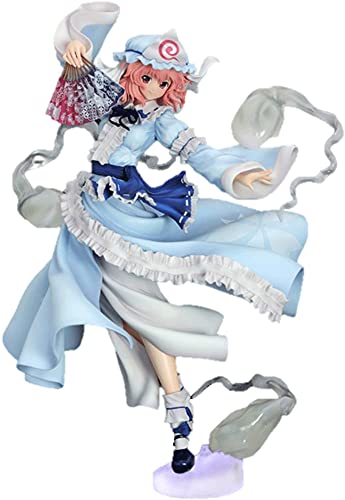 CEYONE Anime Figur Touhou Project -Saigyouzi Yuyuko- 1/8 süße Zeichentrickfigur Modellsammlung Staue Toys Puppe Dekor 23cm/9inch von CEYONE