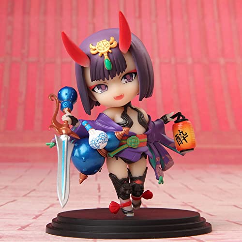 CEYONE Fate/Grand Order Shuten Douji Caster Q Version Anime Figur Niedliche Zeichentrickfigur Statue Dekor Modell Spielzeugfigur Sammlung 10cm/3.9inch von CEYONE