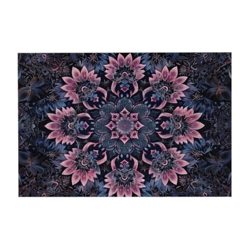 Boho Stil Mandala Floral Puzzle aus Fotos, 300 Teile Puzzles für Erwachsene Kunst, herausfordernde Puzzles für Wohnkultur von CFAN