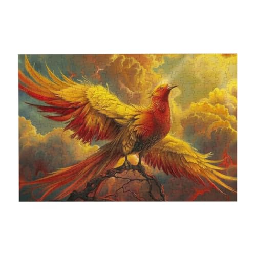 Cooles Phenix Puzzle aus Fotos, 300 Teile Puzzles für Erwachsene Kunst, herausfordernde Puzzles für Wohnkultur von CFAN