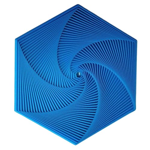 Fractal Fidget Hexagon, 2024 Hexagonales Spiralspielzeug, 3D-Druck, Hexagon Cube Fidget Gear, sechseckige Spirale, für Angst- und Stressabbau (D) von CFITANK