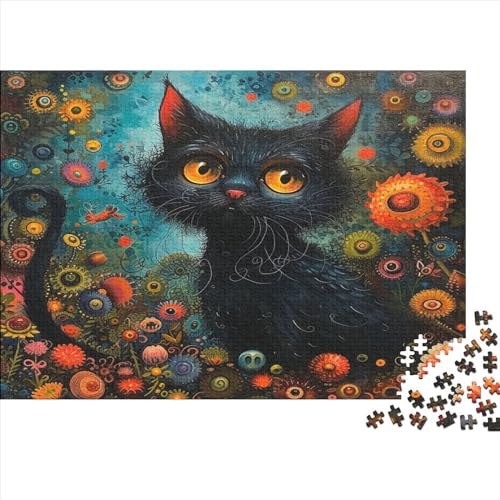 Kat Puzzle 1000 Teile Erwachsener Kniffel Spaß Für Die Ganze Familie - Abwechslungsreiche 1000 Puzzleteilige Motive Puzzlespiel Erwachsene, Puzzel 1000pcs (75x50cm) von CFKLXMVYQ