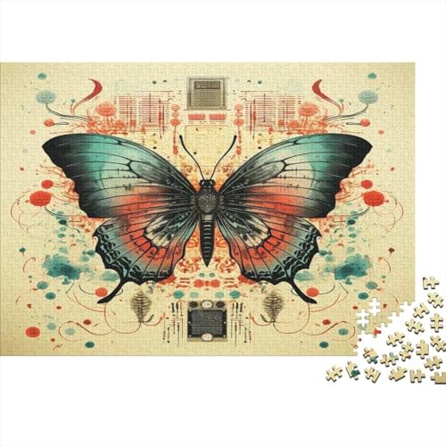 Schmetterling Puzzle 1000 Teile Puzzle Für Erwachsene Und Kinder Ab 14 Jahren Puzzel 1000pcs (75x50cm) von CFKLXMVYQ