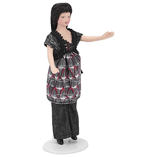 1:12 Sc Puppenhaus Moderne Frau Porzellan Puppe Puppenhaus Dekoration Zubehör. / 6 3 2 2-Zoll-Porzellan-Puppenhaus Modern Woman1:12 Modern WomanPuppenhaus-Porzellan von CFTGIW