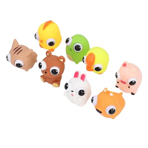 8pcs Cartoon Squeeze Toy Eyes Öffnen von STR -Angst Erlebnis Tierischem Sensory Toy für Unser Tierspielzeug Ist für Ideale Verwendung Verschiedener, Unabhängig Davon von CFTGIW