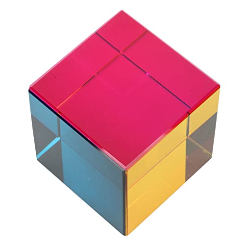 Acrylglas CMY Mixing Color Cube, 2 Zoll Farbenfroh (60 mm) von CFTGIW