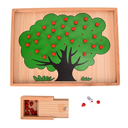 Baumzählen Mathematikspielzeug Holz Montessori Baum Spielzeug Mathematik -Lernspielzeug Diese Fördern die Teilnahme an Aktivitäten. Interes Baumzählzählung Toywooden Counting von CFTGIW