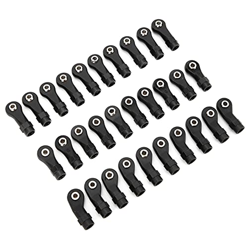 CFTGIW 30 Stück Link Linkage Rod End Breite Kugeln Gelenkkopf-Set für ?4 1/10 RC Car Linkage Rod EndsBalls Joint HeadSpurstangenköpfeBalls Joint Head für 1 10 RC CarBalls Joint Head für von CFTGIW