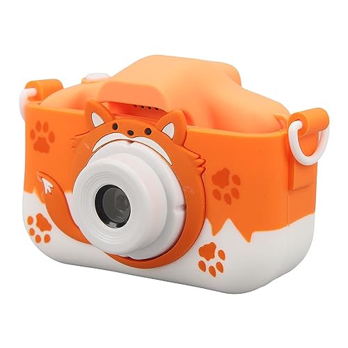 CFTGIW Kinderkamera HD 40 MP Foto 1080P Video 2 Zoll IPS-Bildschirm Augenschutz Digitalkamera Geburtstagsgeschenk USB-Aufladung (ORANGE) von CFTGIW