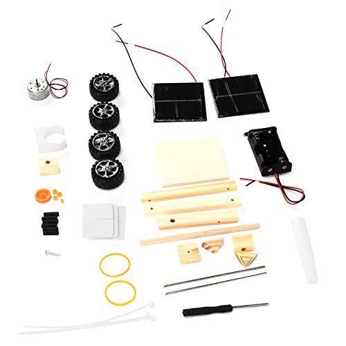 DIY Solar Power Science Car Bildung Elektrikmotor Assembly-Wissenschaftsexperiment Solar Power Car Kit Power Power Wird Qualitativ Hochwertig und Komponenten eine DIY Solar Power von CFTGIW