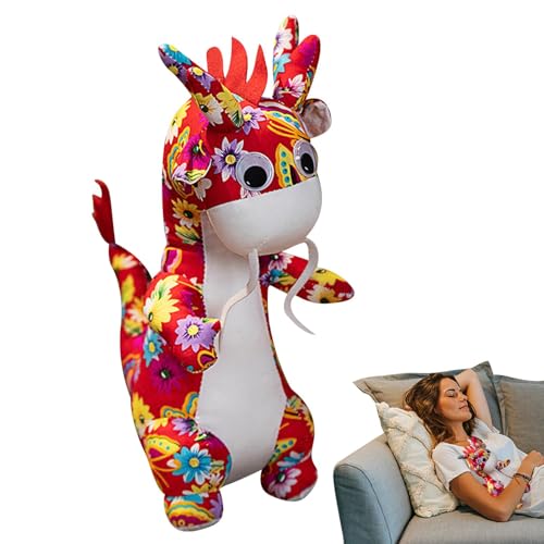 CGACCSD Gefülltes Drachenplüschtier,Drachenstofftier - Kuscheltier Plüschpuppe Drache Süßes Spielzeug,Exquisite weiche Kuschelplüschpuppe zum Sammeln für Kinder, Erwachsene und Familien von CGACCSD