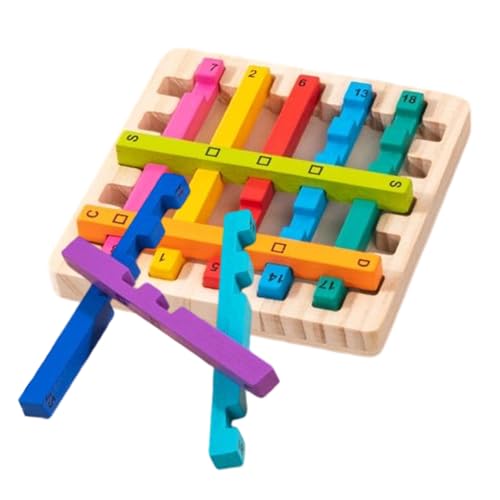 CGACCSD Holz Steckspiel - Regenbogen Stapelspielzeug Mit Stäbchen | Sensorisches Lernspielzeug Aus Holz Für Kinder Junge Mädchen Klasse Zuhause Aktivitäten CGACCSD Holz Steckspiel - Regenbogen Stapelspielzeug Mit Stäbchen | Sensorisches Lernspielzeug Aus Holz Für Kinder Junge Mädchen Klasse Zuhause Aktivitäten von CGACCSD