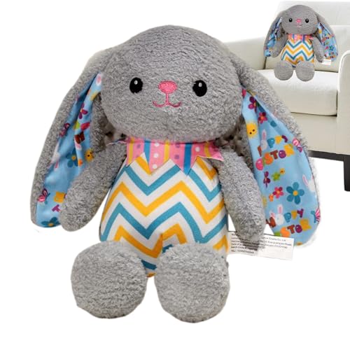 CGACCSD Kaninchengefüllter Tierspielzeug, Kaninchenplüschspielzeug,Stofftiere Huggable Bunny Plüschspielzeug - Bequeme Ostermittel, Tischdekorationen, Umarmungsplütigungen für Wohnzimmer, von CGACCSD