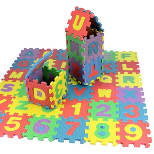 Kinder Puzzlematte - 36 Teilige Puzzlematte Kinderspielteppich, Spielmatte, Spielteppich Lustigem Ineinandergreifendem Puzzle Für Babys von CGACCSD