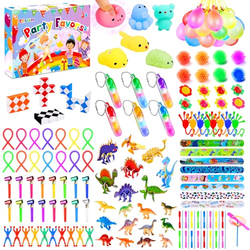 Kindergeburtstag Mitgebsel Set, Fidget Toys Party Mitgebsel Kinder, Mitbringsel Kindergeburtstag Gastgeschenke,Give Aways Kindergeburtstag,Kleine Geschenke Kinder,Wasserbomben Squishy Schlange Würfel von CGBOOM