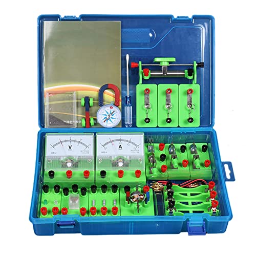 Multifunktionaler Elektromagnetischer Experimentierkasten, Physik-Elektro-Experimentierkasten für die Mittelstufe, EIN kompletter Satz von Experimenten zu elektrischen Schaltkreisen von CGCSYZ