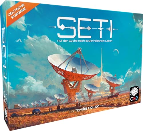 CGE Czech Games Edition SETI: Auf der Suche nach außerirdischem Leben - Astronomisches Brettspiel im Weltall - Strategisches Sci-Fi-Erkundungsspiel im Kosmos - Deutsch - 1-4 Spieler - ab 14 Jahren CGE Czech Games Edition SETI: Auf der Suche nach außerirdischem Leben - Astronomisches Brettspiel im Weltall - Strategisches Sci-Fi-Erkundungsspiel im Kosmos - Deutsch - 1-4 Spieler - ab 14 Jahren von Czech Games Edition