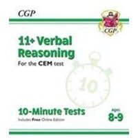 11+ CEM 10-Minute Tests: Verbal Reasoning - Ages 8-9 (with Online Edition) von CGP Books
