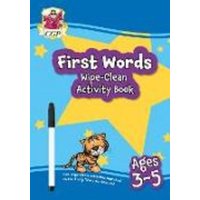 New First Words Wipe-Clean Activity Book for Ages 3-5 (with pen) von CGP Books