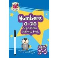 New Numbers 0-20 Wipe-Clean Activity Book for Ages 3-5 (with pen) von CGP Books