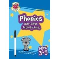 New Phonics Wipe-Clean Activity Book for Ages 3-5 (with pen) von CGP Books