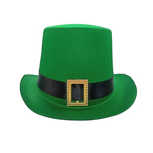 CGVG St. Patrick's Day Hut Koboldhut Uni Irischer Hut Irischer Hut Irische Party Supplies Kostüm Zubehör St. Patricks Day Zubehör für Männer Frauen (Lincoln Hut) von CGVG