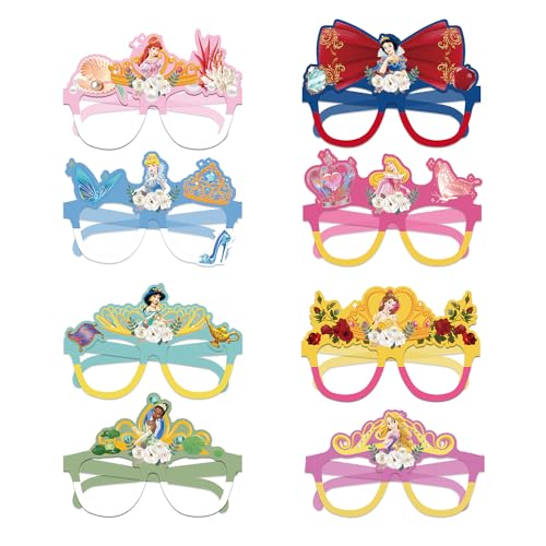 CGYADSY 16 Paar Party Brille, Brille, lustig Papier Partybrille, Dekorations-Requisiten für Kinderpartys, LNeuheit Party ustige Partybrillen für Erwachsene, Jungen und Mädchen von CGYADSY