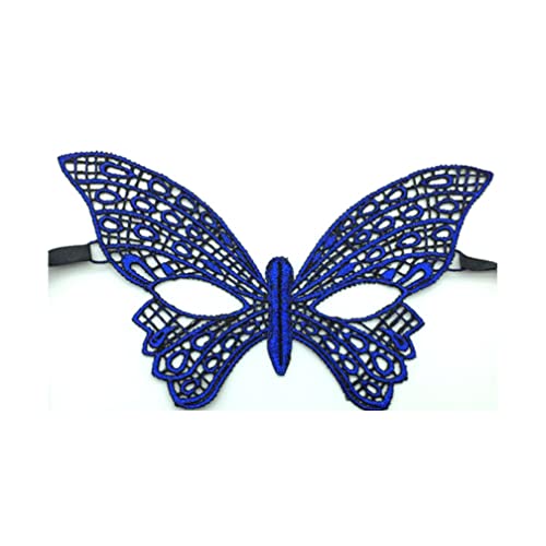 CGZWFERA-Hworks Lace Butterfly Cosplay Mask Party Half Face Cover Halloween Costume Props von CGZWFERA