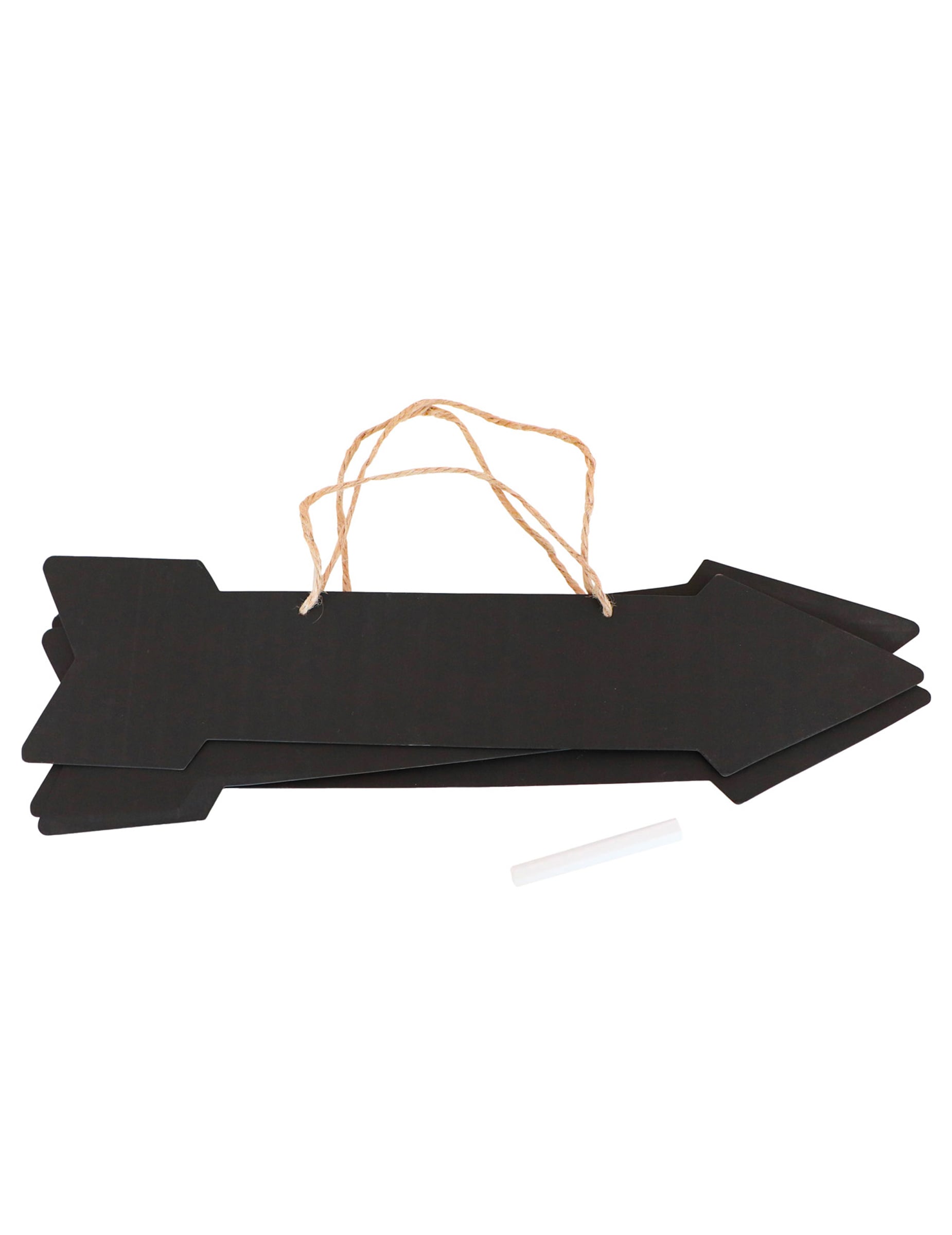 3 Schiefer-Hinweisschilder mit Kreide 41 x 10 cm zum Aufhängen 3 Schiefer-Hinweisschilder mit Kreide 41 x 10 cm zum Aufhängen von CHAKS