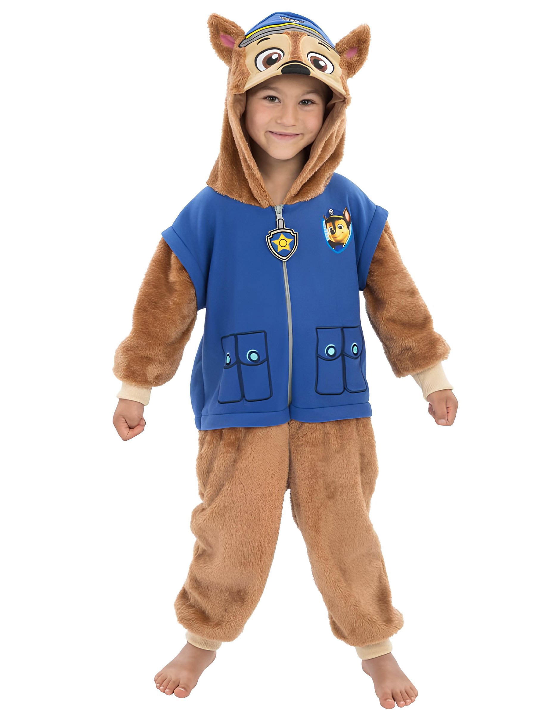 Chase Paw Patrol Kinderkostüm Overall braun-blau Chase Paw Patrol Kinderkostüm Overall braun-blau von CHAKS