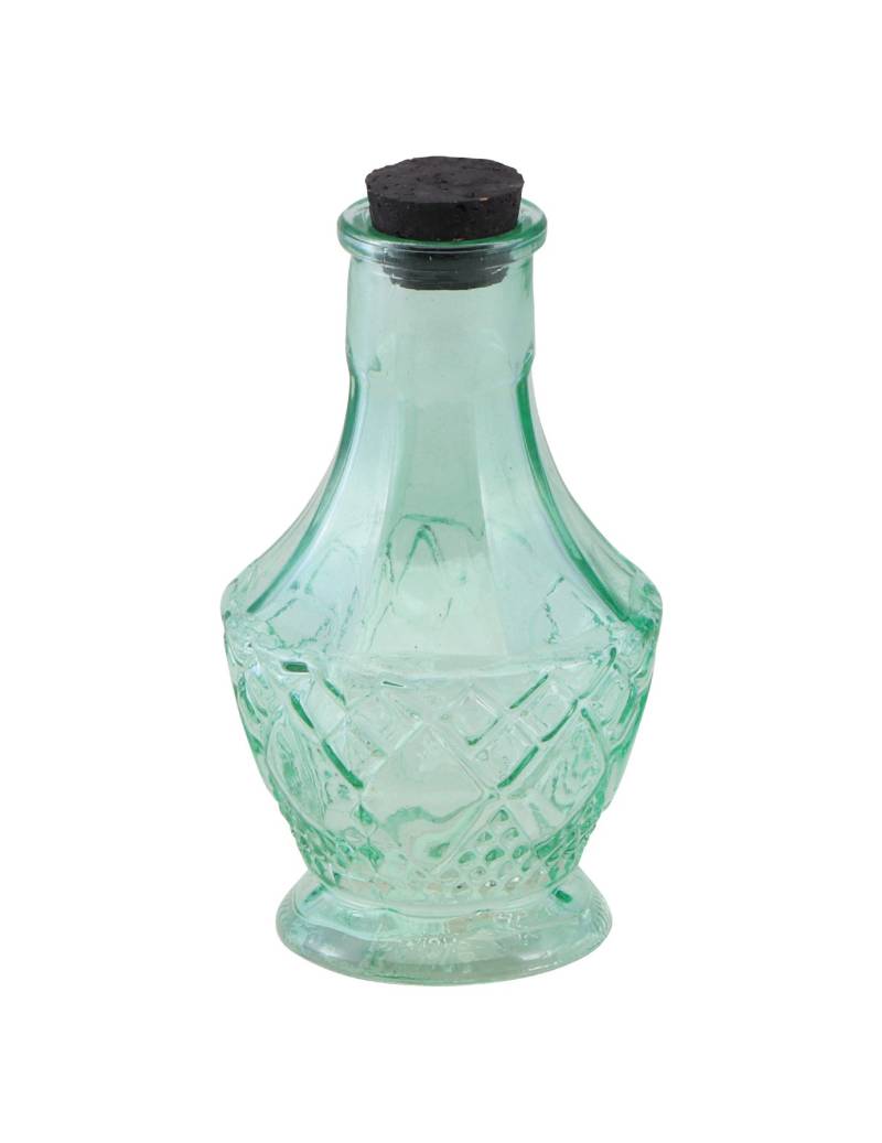 Deko Flasche grün Miniaturflasche 11,5 cm von CHAKS