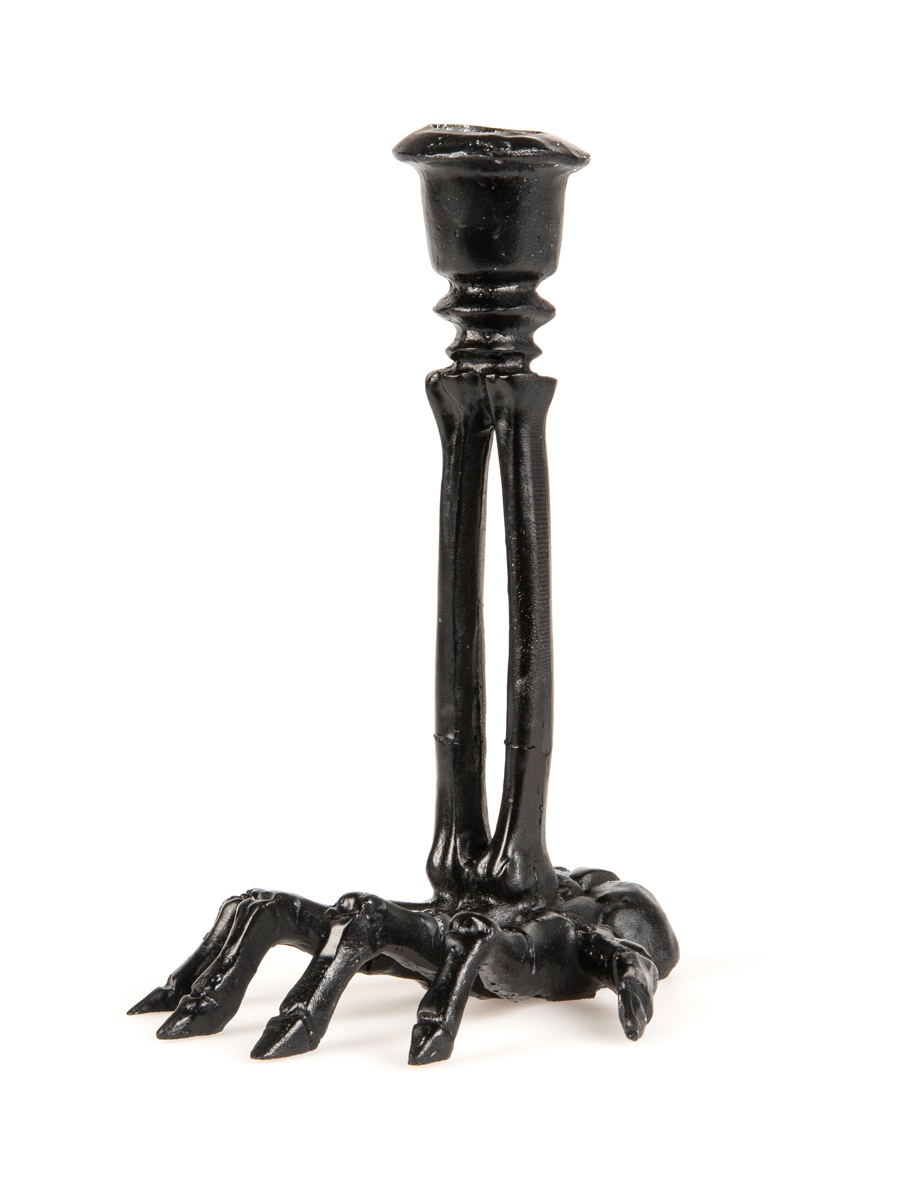 Skelett-Kerzenständer Halloween-Deko schwarz 16 cm Skelett-Kerzenständer Halloween-Deko schwarz 16 cm von CHAKS