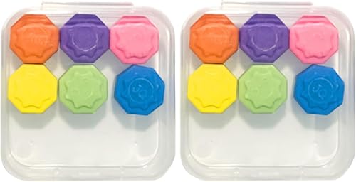 CHANCCI 12-teiliges Gonggi-Spiel, traditionelle koreanische Gonggi-Steine, Gongi-Jacks-Wurfset, Herausforderungsspiel-Set für Kinder, Gong Gi Handgeschwindigkeitsspiel, Stone Mah Jong Squid Game von CHANCCI