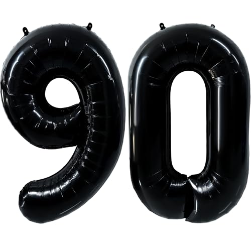 40 Zoll Schwarz Luftballon Zahlen 90 Schwarz Ballon 90. Geburtstag Deko Zahlenballons 90 Riesen Helium Luftballon 90 Party Dekoration Hochzeit Geburtstag Nummer 90 40 Zoll Schwarz Luftballon Zahlen 90 Schwarz Ballon 90. Geburtstag Deko Zahlenballons 90 Riesen Helium Luftballon 90 Party Dekoration Hochzeit Geburtstag Nummer 90 von CHANGZHONG