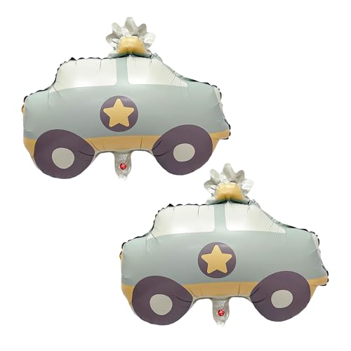 Luftballons Auto 2 Stück Mattes Auto Ballon Polizeiauto Ballons Große Schöne Karikatur Dekor Kindergeburtstag Geburtstag Party Dekoration für Jungen Mädchen Geburtstagsdeko Luftballons Auto 2 Stück Mattes Auto Ballon Polizeiauto Ballons Große Schöne Karikatur Dekor Kindergeburtstag Geburtstag Party Dekoration für Jungen Mädchen Geburtstagsdeko von CHANGZHONG