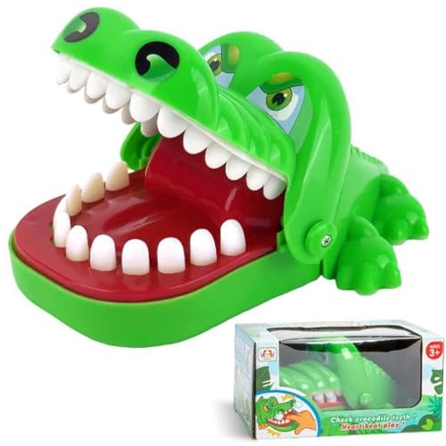 Zahn Krokodil Spiel Kroko Doctor Kinder Spiel Zähne Spielzeug Zähne Spiel Schnappt zu Action Geschicklichkeit Spiel Kinderspiele Jahre für Familienspie Partyspiel Kinder Geschenk von CHAOTEMAI