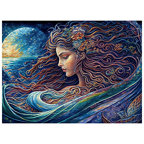 1000-teiliges Puzzle für Erwachsene, Zodiac Aquarius Puzzle, 74.9x49.7cm Konstellation Puzzle für Erwachsene und Kinder, Bunte Puzzle für Wohndekoration und Geschenke von CHARMIBLE