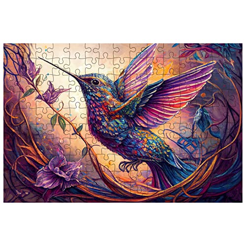 1000-teiliges Puzzle für Erwachsene,Kolibri Bunte Puzzle-Spiele für Kinder und Erwachsene, Puzzle für Erwachsene, Geeignet für Home Decor und Geschenke, Puzzle(Kolibri-1) von CHARMIBLE