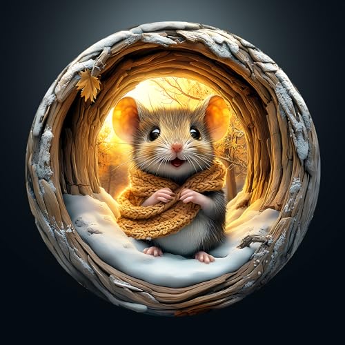 CHARMIBLE Puzzle für Erwachsene, 1000 Stück, 3D-Höhlenmaus, 1000 Teile, 67,5 x 67,5 cm, hartes, unmögliches, rundes Puzzle, buntes DIY-Puzzle, für Heimdekoration, Familienpuzzle, perfekt für Ostern CHARMIBLE Puzzle für Erwachsene, 1000 Stück, 3D-Höhlenmaus, 1000 Teile, 67,5 x 67,5 cm, hartes, unmögliches, rundes Puzzle, buntes DIY-Puzzle, für Heimdekoration, Familienpuzzle, perfekt für Ostern von CHARMIBLE