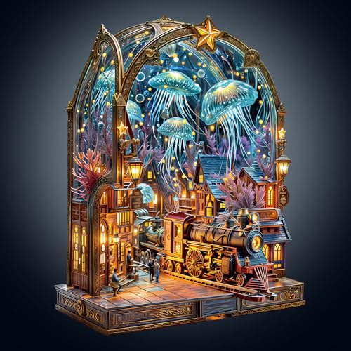 Holzpuzzle Erwachsene, 205 Teile Unterwasserplattform Puzzles, 34 * 26.6cm Wood Puzzle, Unregelmäßige Einzigartige Tierform Holzpuzzles für Erwachsen, Schön Geschenk für Familie und Freunde Holzpuzzle Erwachsene, 205 Teile Unterwasserplattform Puzzles, 34 * 26.6cm Wood Puzzle, Unregelmäßige Einzigartige Tierform Holzpuzzles für Erwachsen, Schön Geschenk für Familie und Freunde von CHARMIBLE