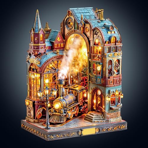 Holzpuzzle Erwachsene, 220 Teile Dampfplattform Puzzles, 34 * 27cm Wood Puzzle, Unregelmäßige Einzigartige Tierform Holzpuzzles für Erwachsen, Schön Geschenk für Familie und Freunde Holzpuzzle Erwachsene, 220 Teile Dampfplattform Puzzles, 34 * 27cm Wood Puzzle, Unregelmäßige Einzigartige Tierform Holzpuzzles für Erwachsen, Schön Geschenk für Familie und Freunde von CHARMIBLE