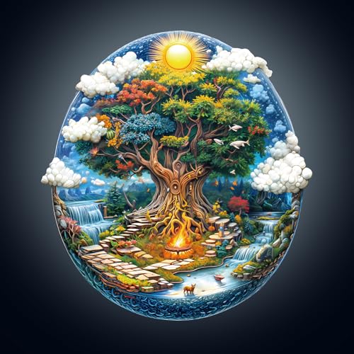 Holzpuzzle Erwachsene, 240 Teile Harmoniebaum Puzzles, 34 * 31.8cm Wood Puzzle, Unregelmäßige Einzigartige Tierform Holzpuzzles für Erwachsen, Schön Geschenk für Familie und Freunde Holzpuzzle Erwachsene, 240 Teile Harmoniebaum Puzzles, 34 * 31.8cm Wood Puzzle, Unregelmäßige Einzigartige Tierform Holzpuzzles für Erwachsen, Schön Geschenk für Familie und Freunde von CHARMIBLE