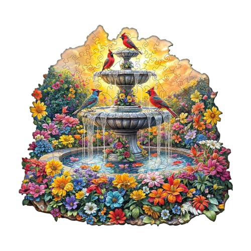 Holzpuzzle Erwachsene, 245 Teile Singvogelgarten Puzzles, 34 * 32cm Wood Puzzle, Unregelmäßige Einzigartige Tierform Holzpuzzles für Erwachsen, Schön Geschenk für Familie und Freunde Holzpuzzle Erwachsene, 245 Teile Singvogelgarten Puzzles, 34 * 32cm Wood Puzzle, Unregelmäßige Einzigartige Tierform Holzpuzzles für Erwachsen, Schön Geschenk für Familie und Freunde von CHARMIBLE
